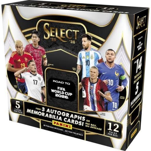 Panini Select Fifa World Cup 2026  3 Autos o memorabilia x1 SPOT 